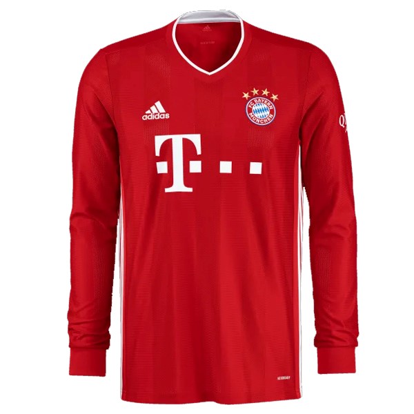 Camiseta Bayern Munich 1ª Manga Larga 2020-2021 Rojo